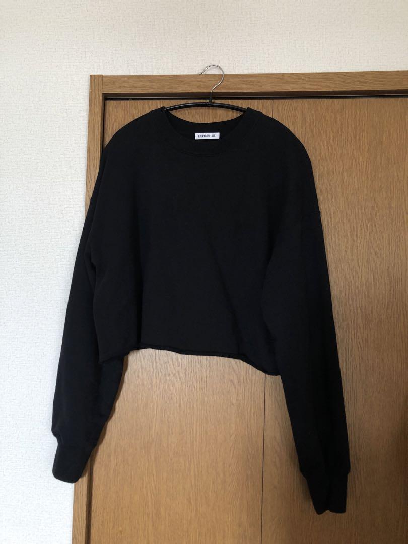 ドゥーズィエムクラス cropped スウェット プルオーバー plage