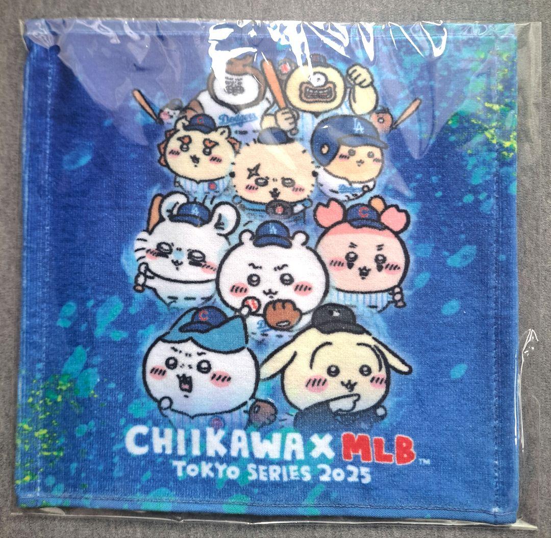 ちいかわ×MLB TOKYO SERIES フェイスタオル　ハンドタオル handtowel_2_59bcd947-0df2-48b1