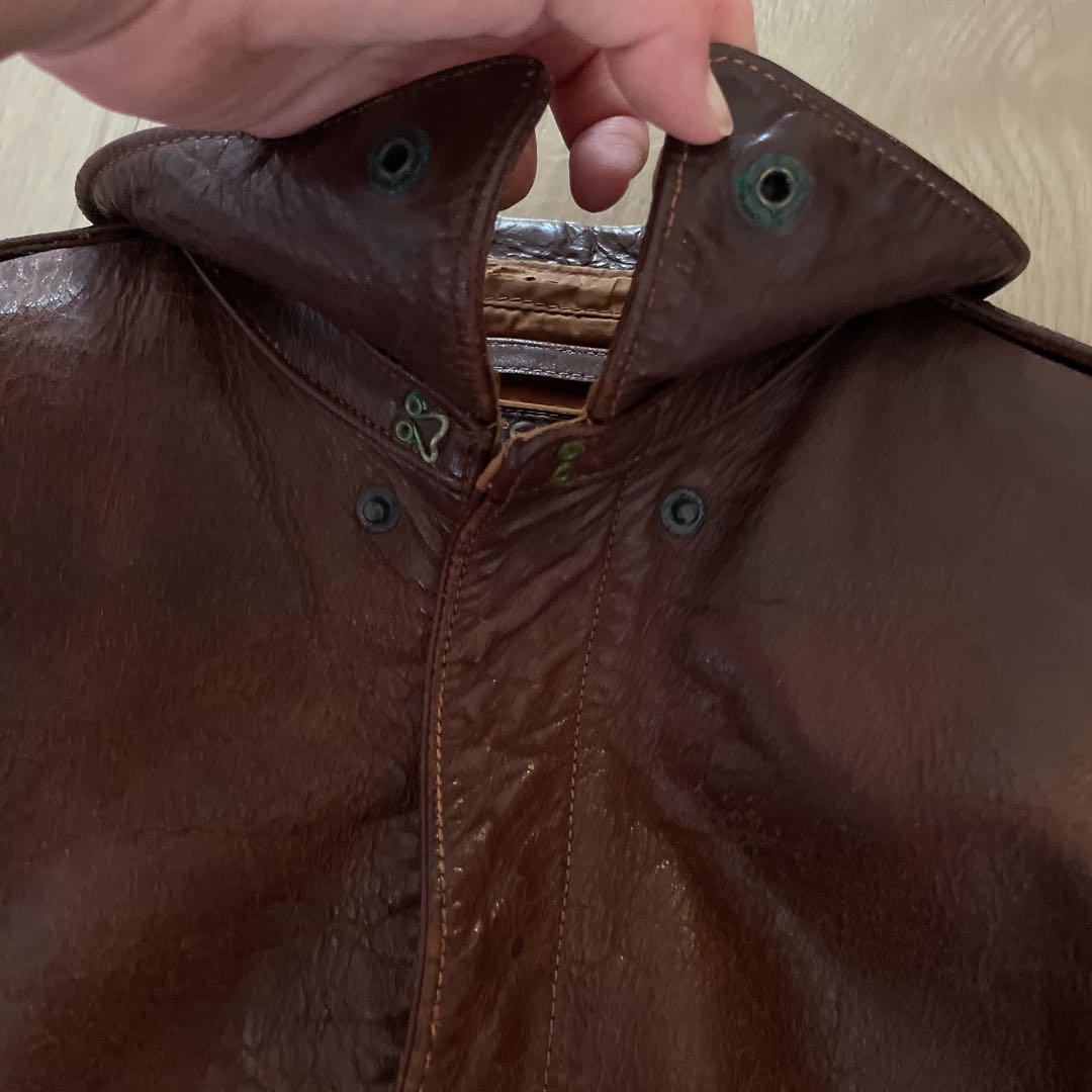 旧リアルマッコイズ ROUGH WEAR A-2フライトジャケット36 赤リブ