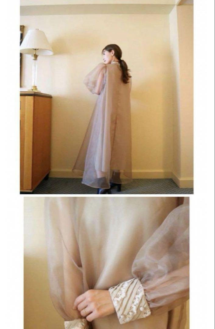 Acka sheer over one-piece ワンピース