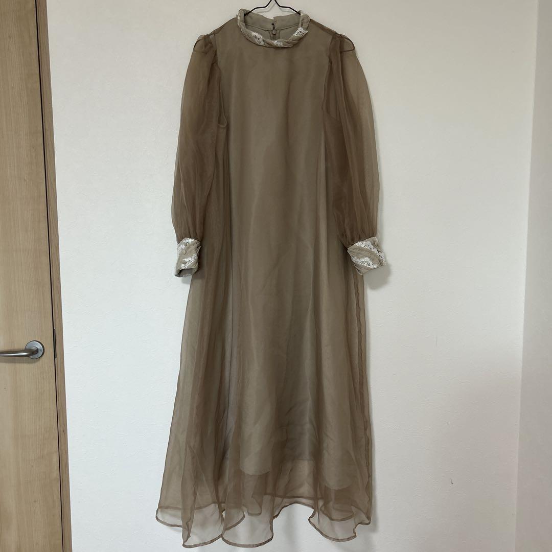 Acka sheer over one-piece ワンピース