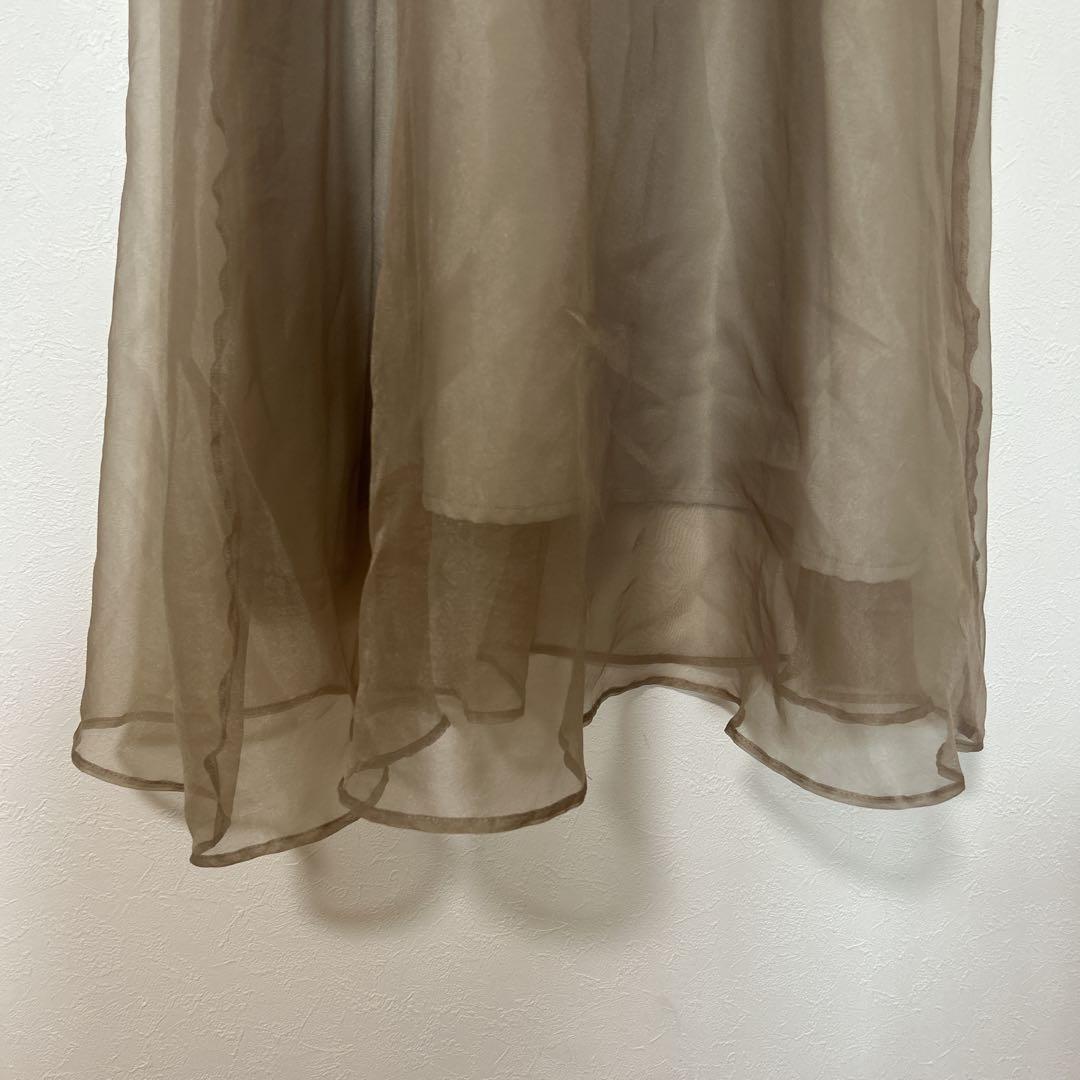 Acka sheer over one-piece ワンピース