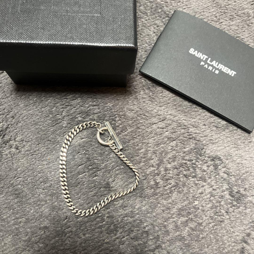 サンローラン　ブレスレット　銀色　シルバー色　アクセサリー　ネックレス　リング