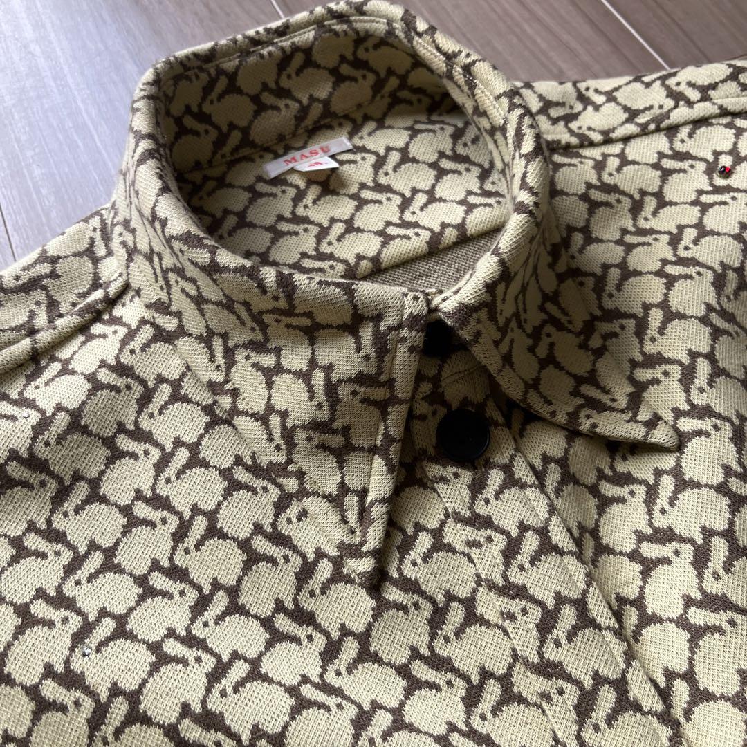 トップス MASU 21AW MONOGRAM PATTERN SHIRT 48