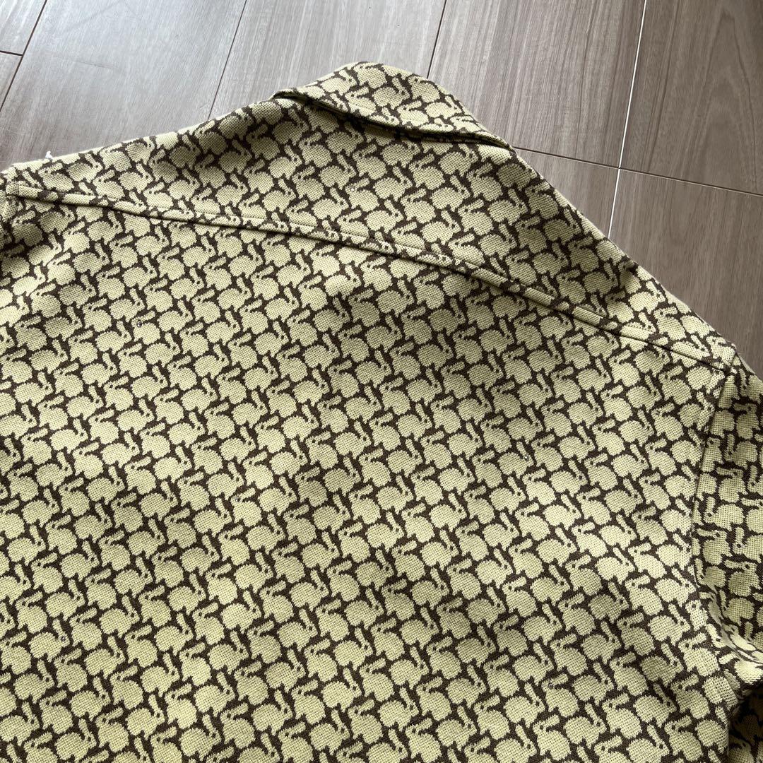 トップス MASU 21AW MONOGRAM PATTERN SHIRT 48