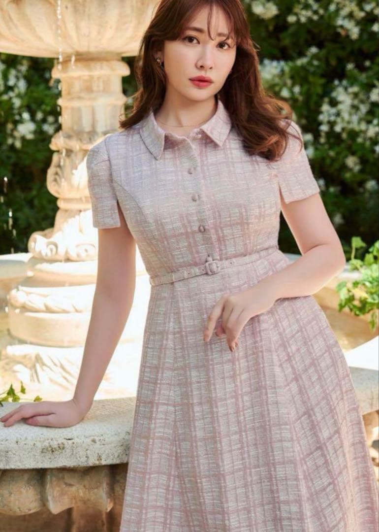 Annecy Belted Dress herliptoM Herlipto