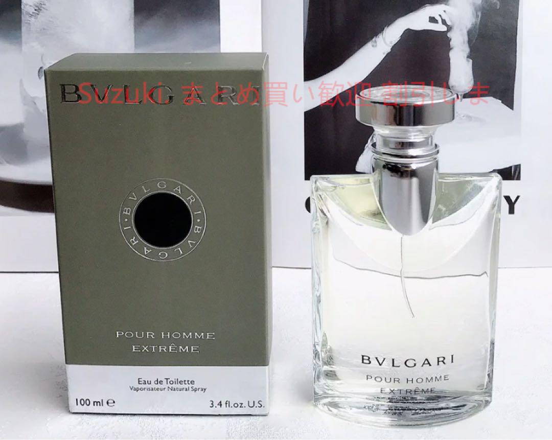 ホンモノ！BVLGARI◇プールオム エクストレーム オードトワレ　100ml 新品 ブルガリ プールオム エクストレーム オードトワレ 100ml