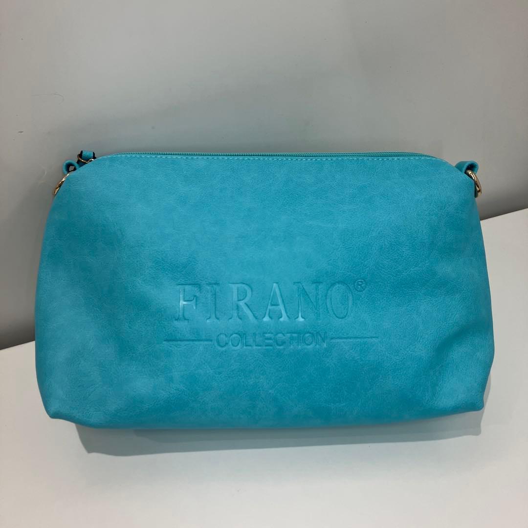 FIRANO 水色 トートバッグ フィラノ 2way 未使用 鞄 ショルダー FIRANO 水色 トートバッグ フィラノ 2way 未使用 鞄 ショルダー