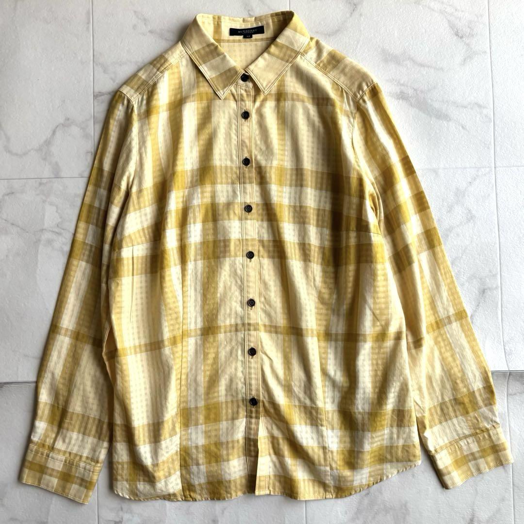 極美品】バーバリーロンドンノーカラージャケットメガチェック44