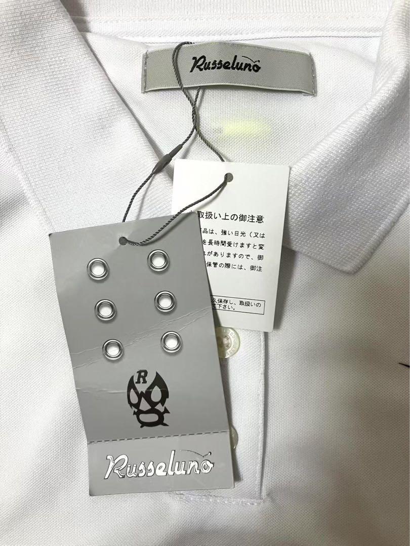 その他サービス | 福利厚生 新品未使用】ラッセルノ サイズ0 スカル 半袖ポロシャツ ゴルフ メンズウェア