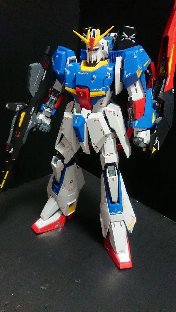 BANDAI ガンプラ mg zガンダム ver.ka 部分塗装 - 模型