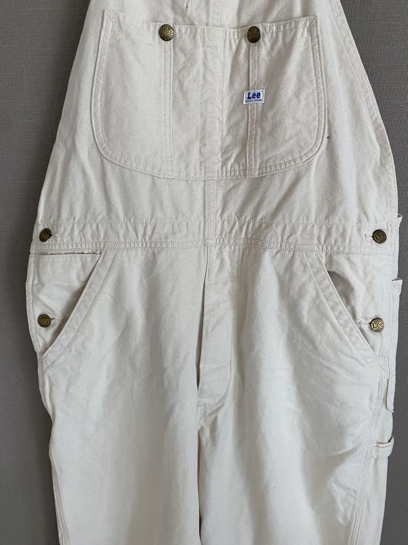 【美品】 Lee オーバーオールＬ　カジュアル アイボリー オーバーサイズ