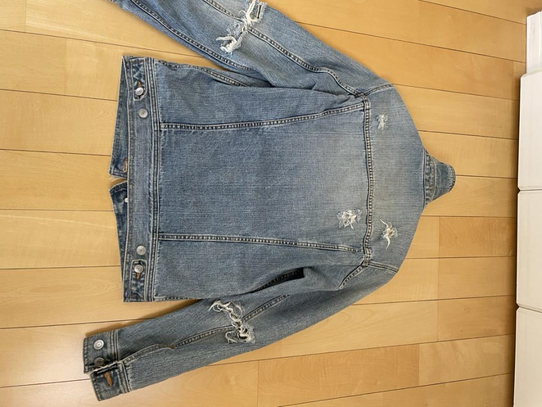 美品 DOLCE&GABBANA クラッシュデニムジャケット ダメージ加工 46