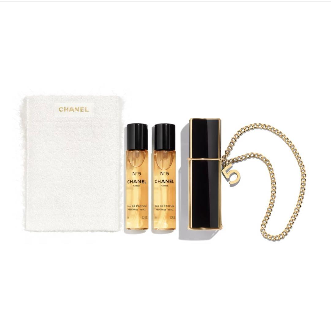新品2024 CHANEL ホリデー 香水 限定 チャーム シャネル N°5