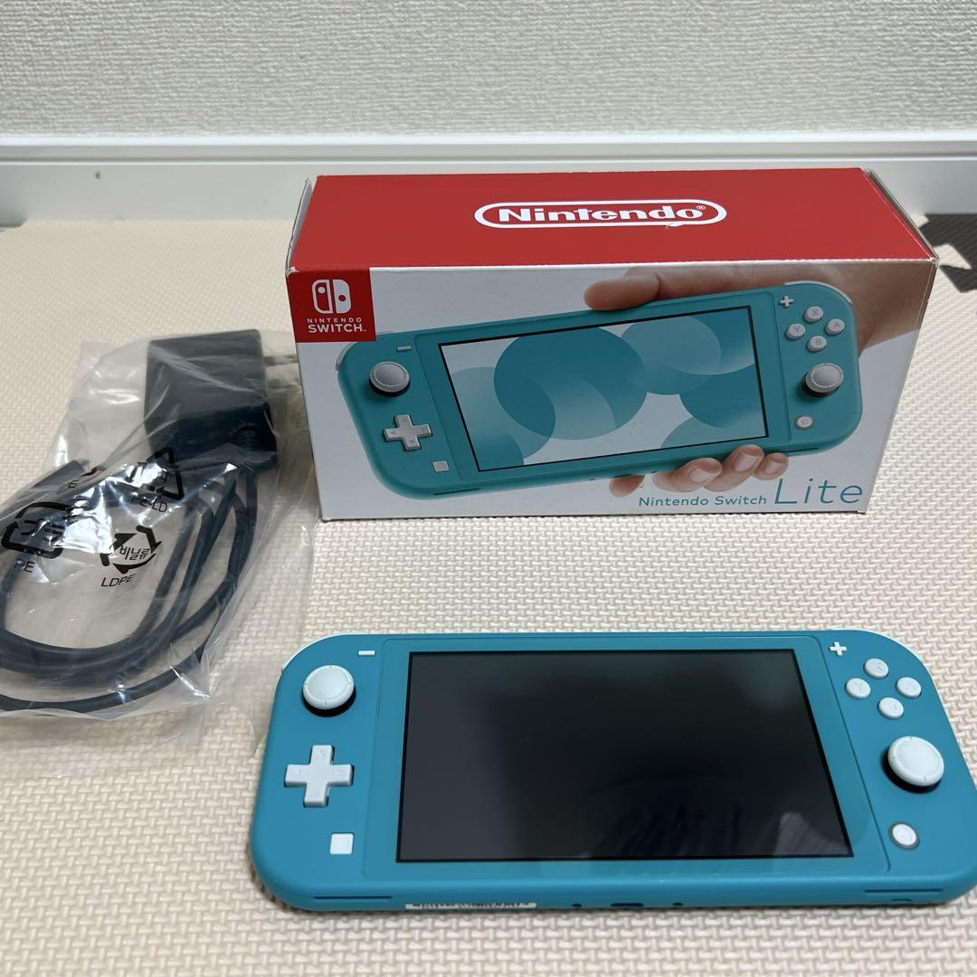 Nintendo Switch Lite ターコイズ 本体 ACアダプター付き