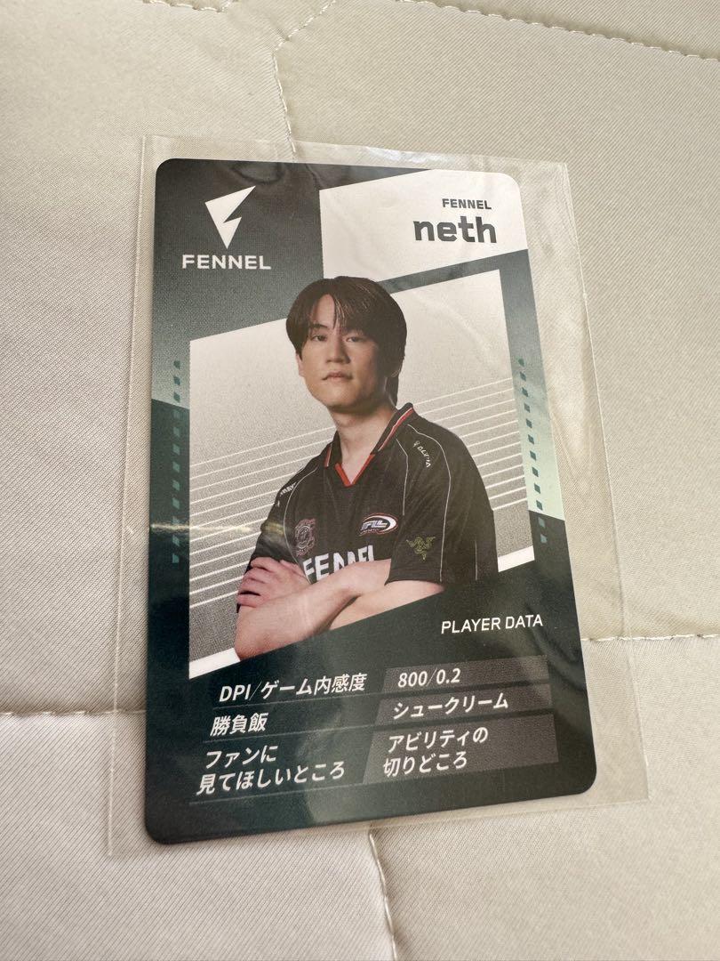 VCJ sp2 プレイヤーカード FENNEL neth fennel neth VCJ Spirit2 プレイヤーカード - メルカリ