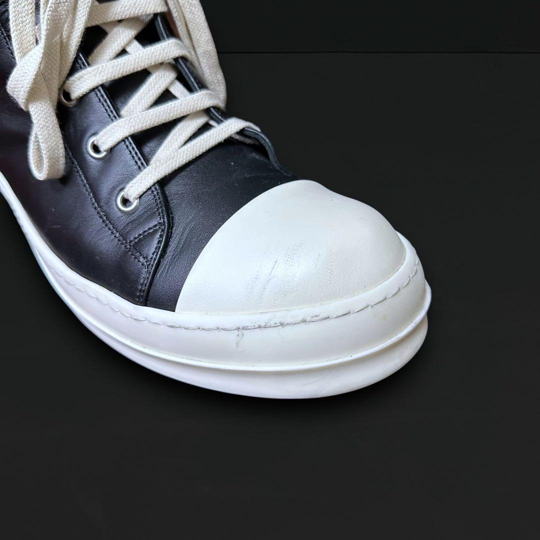 Rick Owens スニーカーズ ハイカット レザー スニーカー ラモーンズ