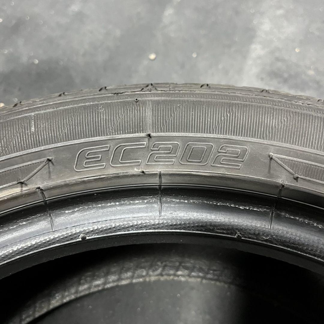送料無料 ダンロップ EC202 165/55R14 中古 タイヤ 4本