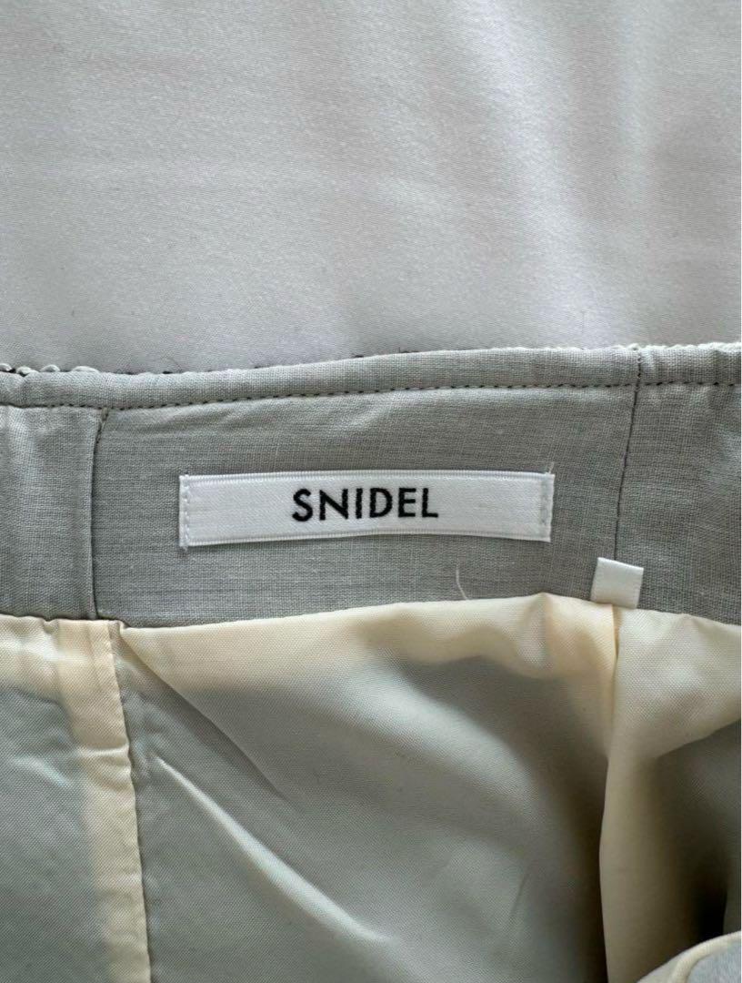 snidel ロービングチェックスカート