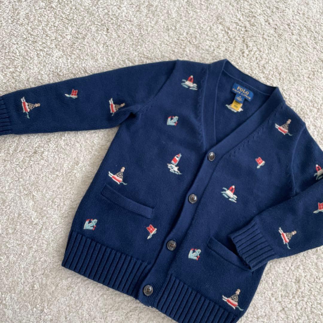 Polo ラルフローレン 綿カーディガン 4