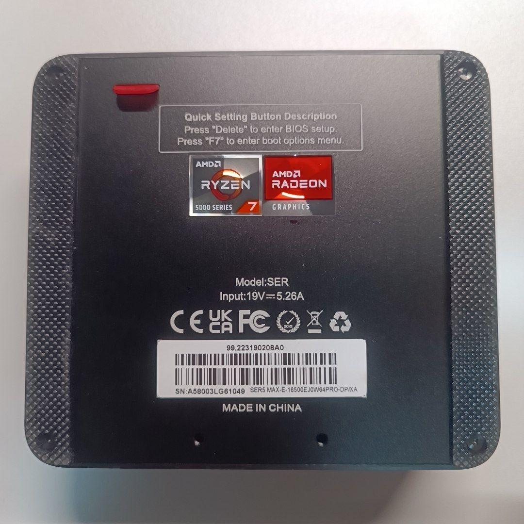 ミニPC Beelink SER5 MAX Ryzen7 5800H 16GB+512GB