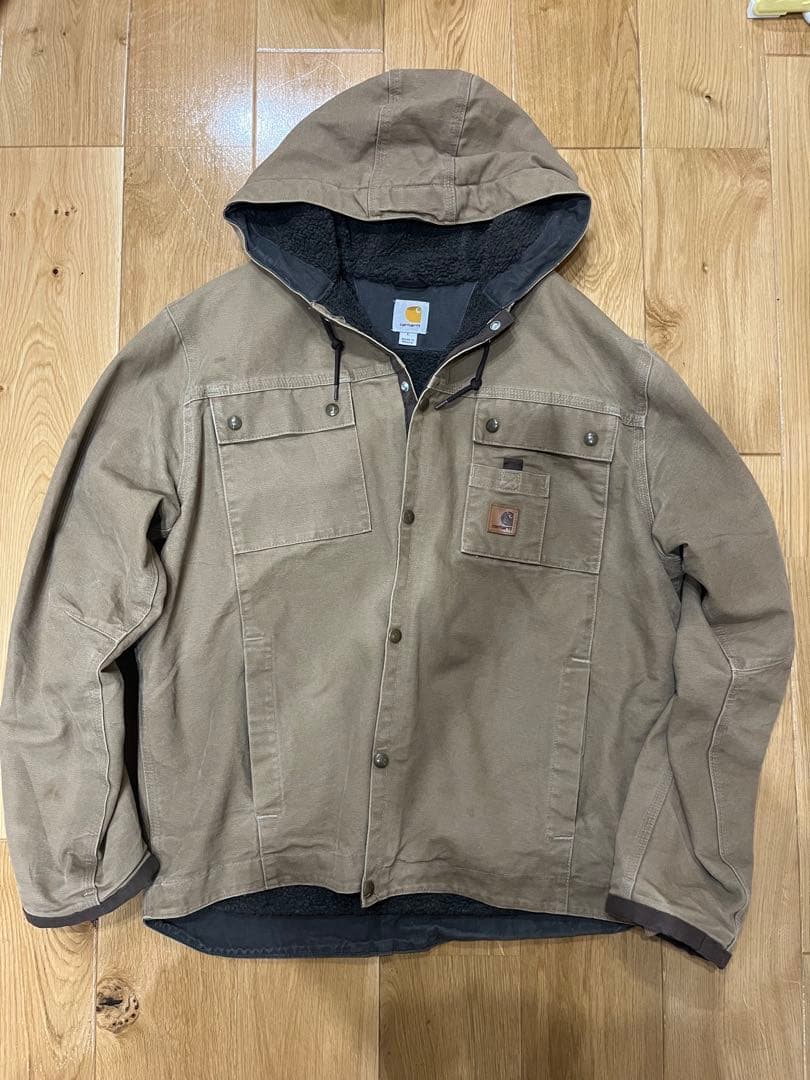 Carhartt フード付きジャケット Lサイズ ブラウン