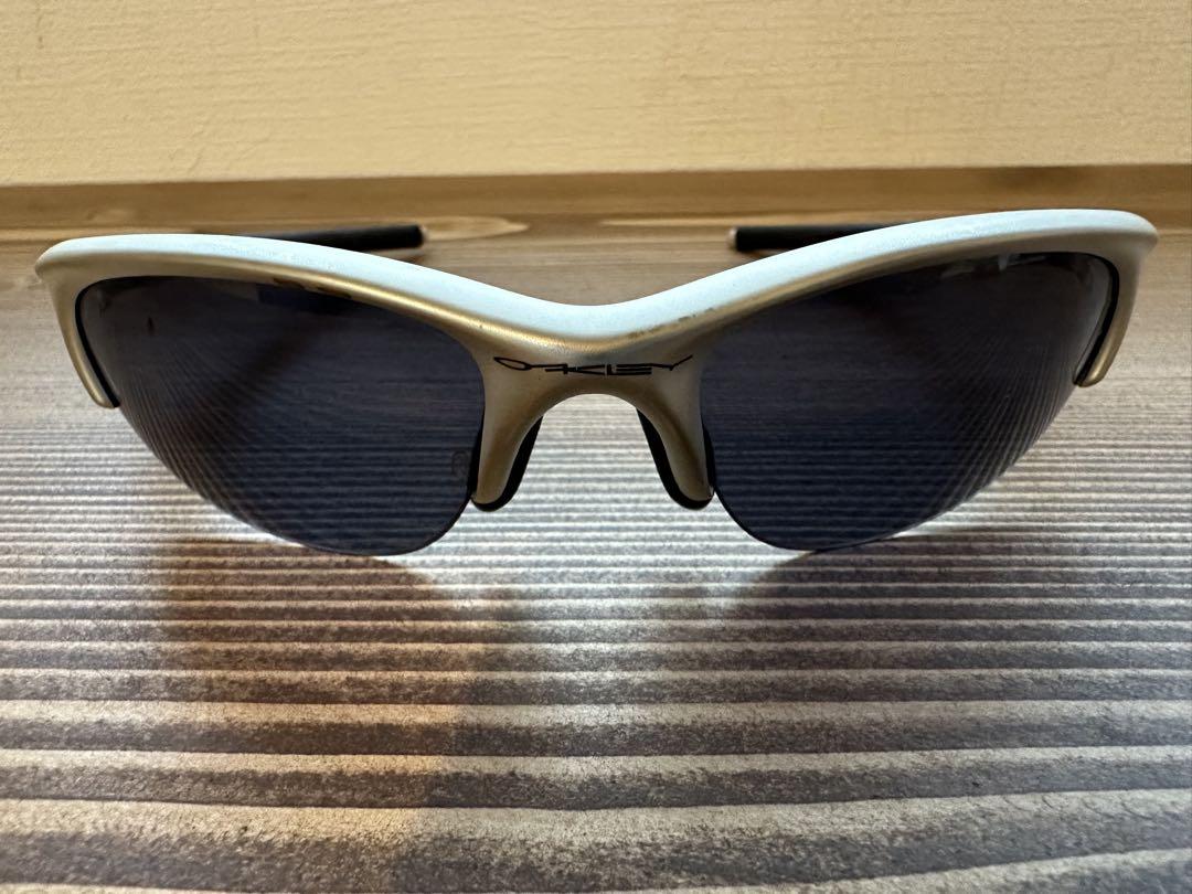 Oakley スポーツサングラス シルバー/ブラック