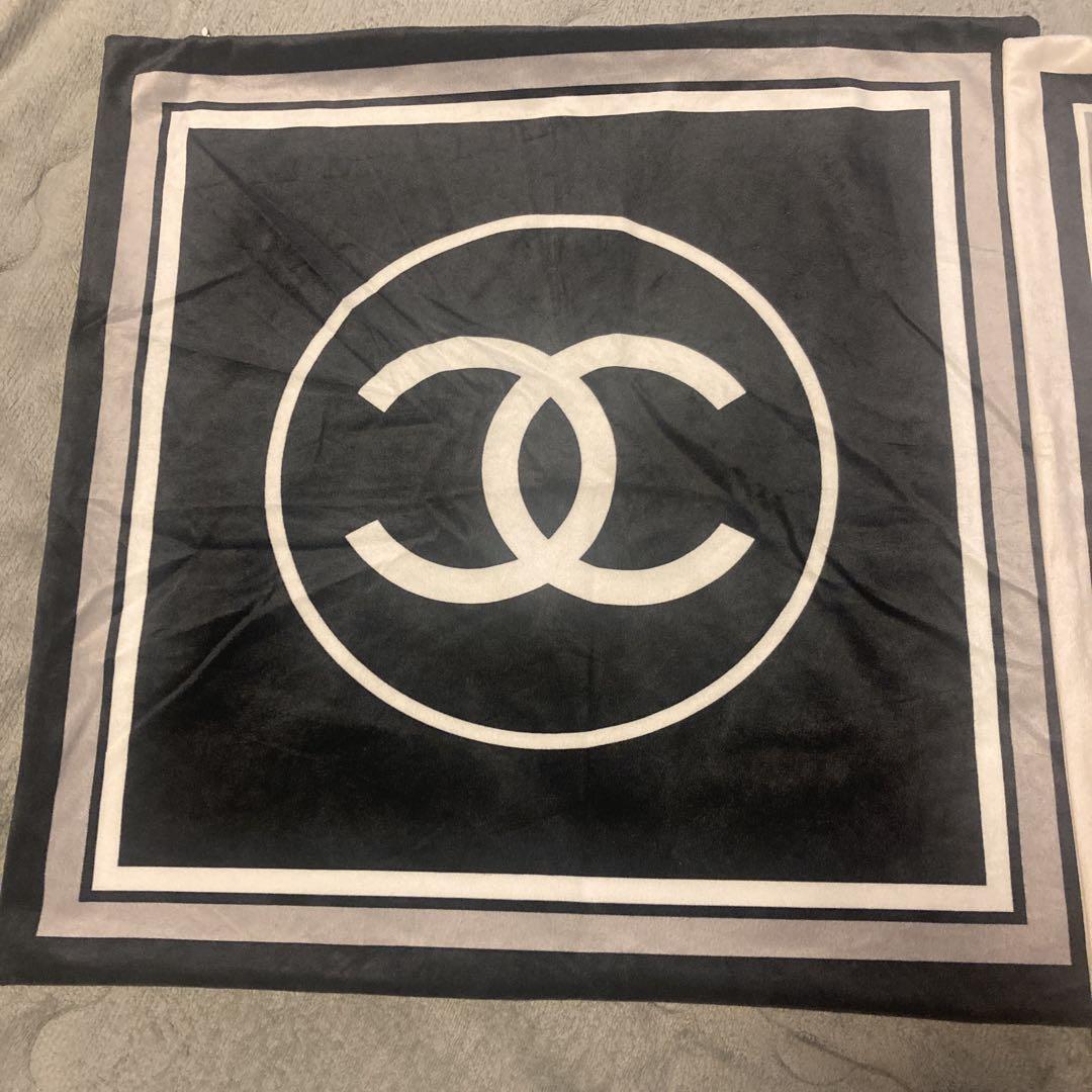 最終価格⚫️CHANELクッションカバー　2枚セット新品
