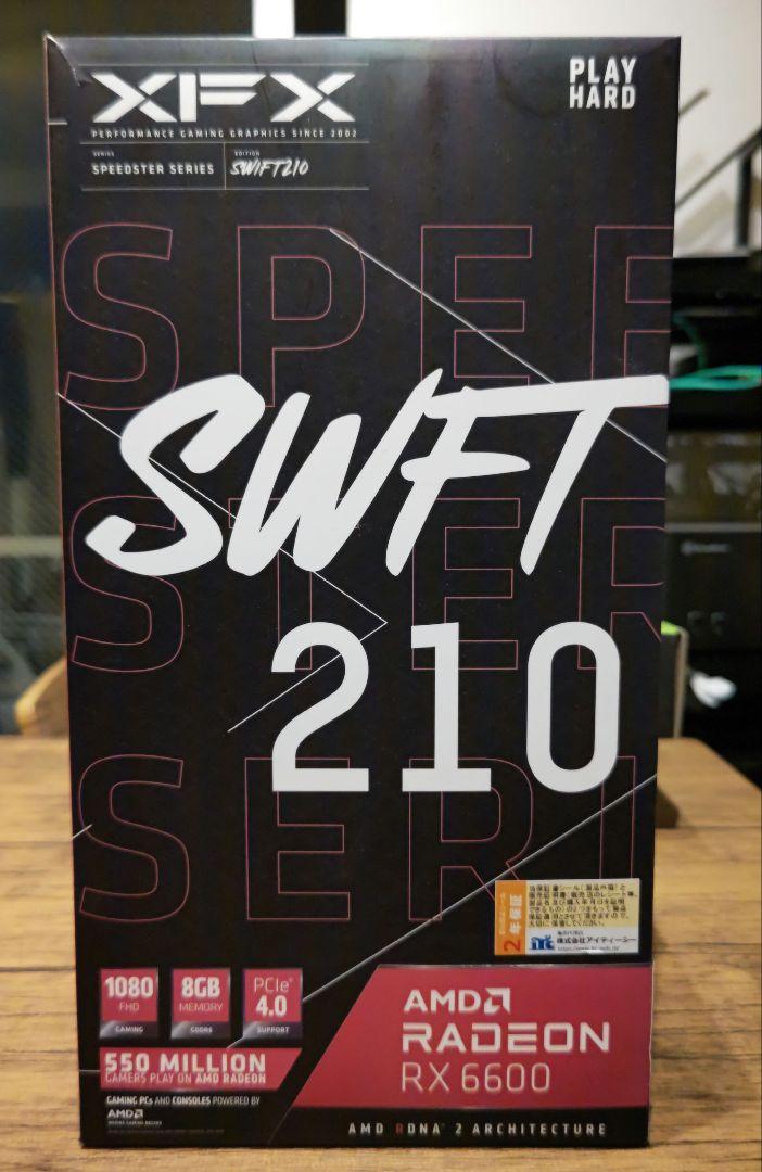 グラフィックボード・グラボ・ビデオカード XFX SWFT 210 AMD Radeon RX 6600 8GB