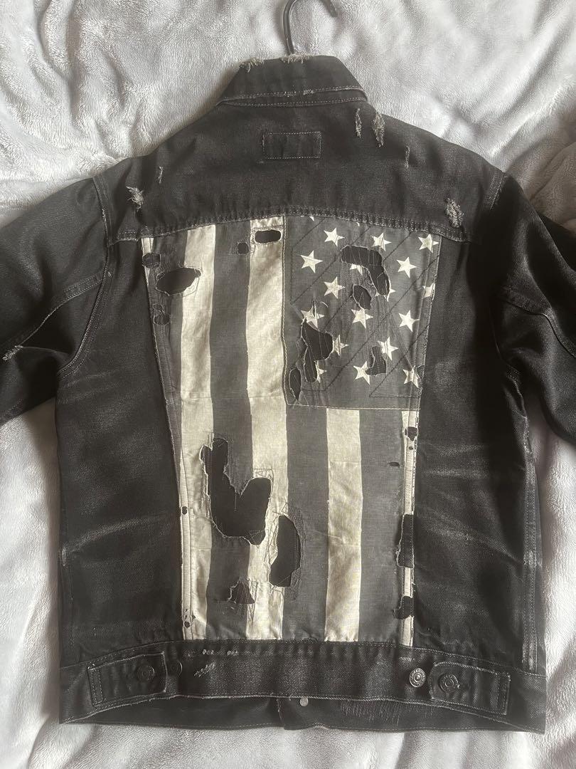 DENIM & SUPPLY ブラックデニムジャケット M