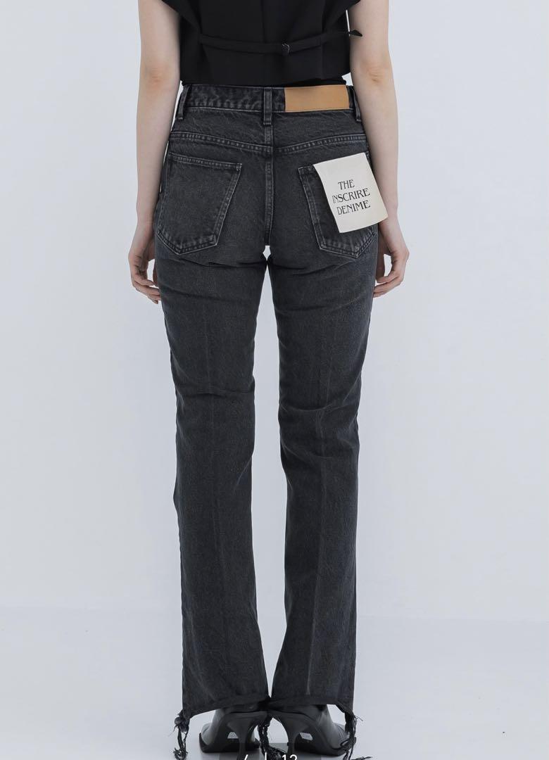 【INSCRIRE/アンスクリア】 Flare Denim 画像5