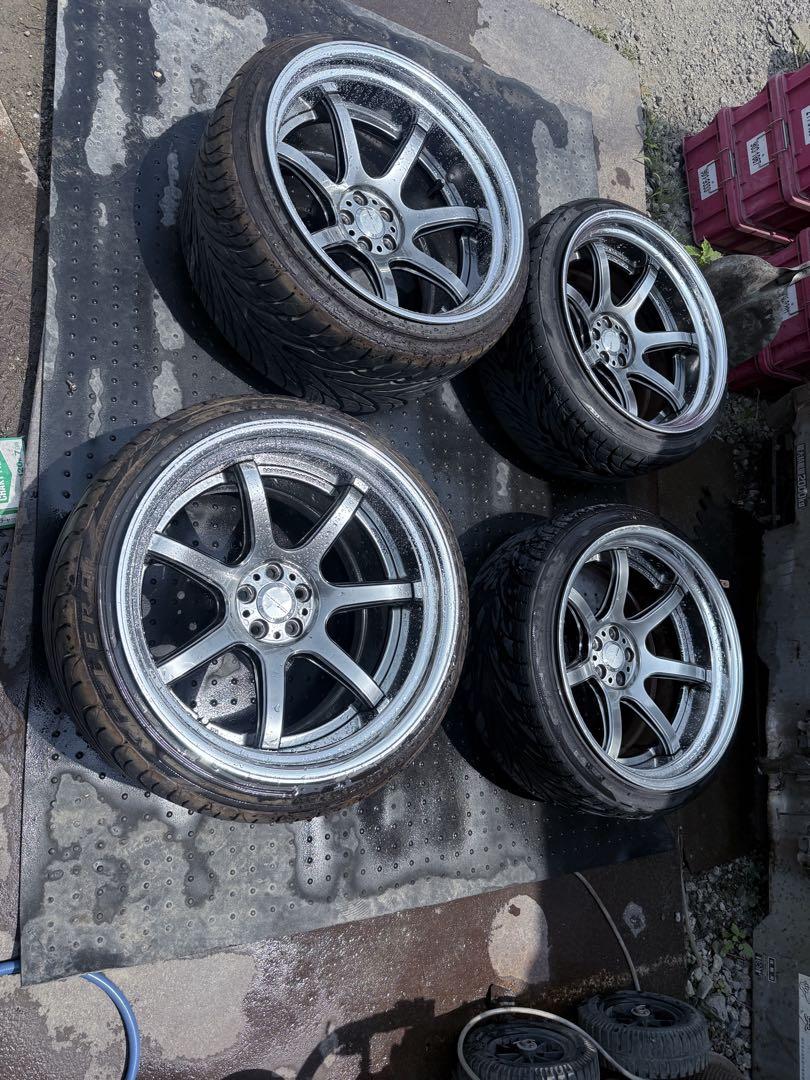 ワークエモーション T7RSR 19インチ ホイールタイヤ 4本セット
