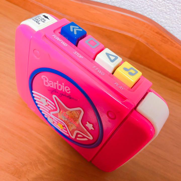 チョコミント様✩﻿Barbie 1993年カセットプレイヤービンテージ
