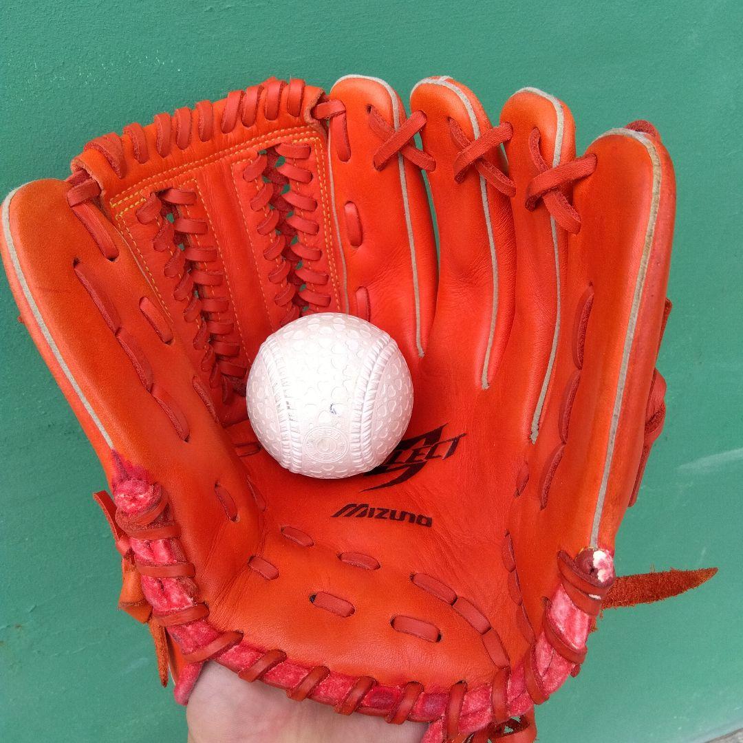 【美品】野球 グローブ 軟式 少年野球 ミズノ 内野手 外野手 セレクト9