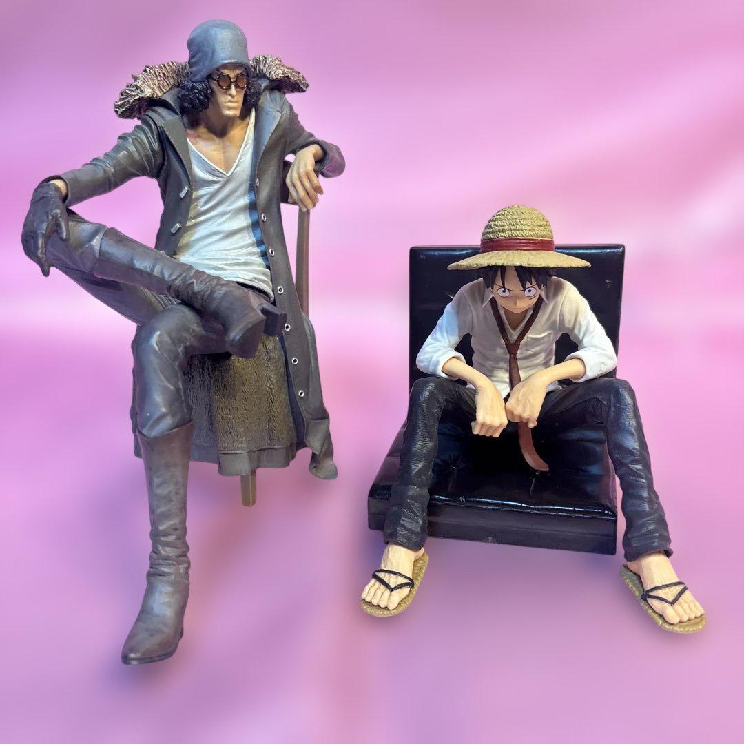 ONE PIECE フィギュア 造形師×写真家 ルフィ＆クザン - メルカリ