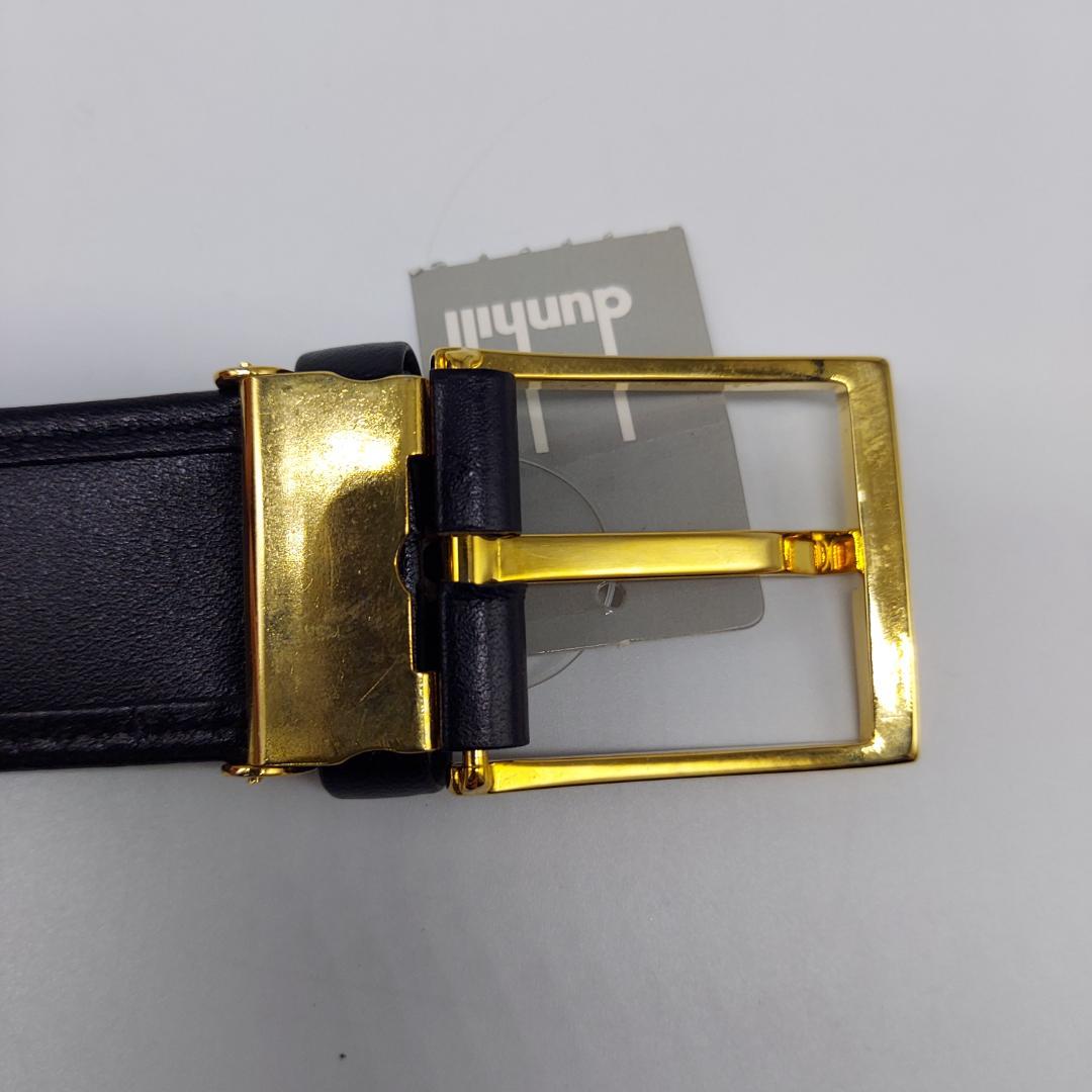 新品未使用品　dunhill ダンヒル　ベルト　レザー　ブラック