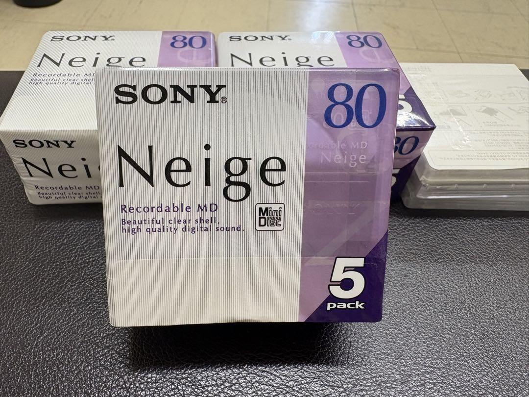 SONY Neige 録音用MD 80分 13本