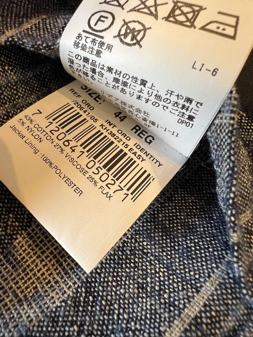 LARDINI チェック　ジャケット 46 ラルディーニ　beams f