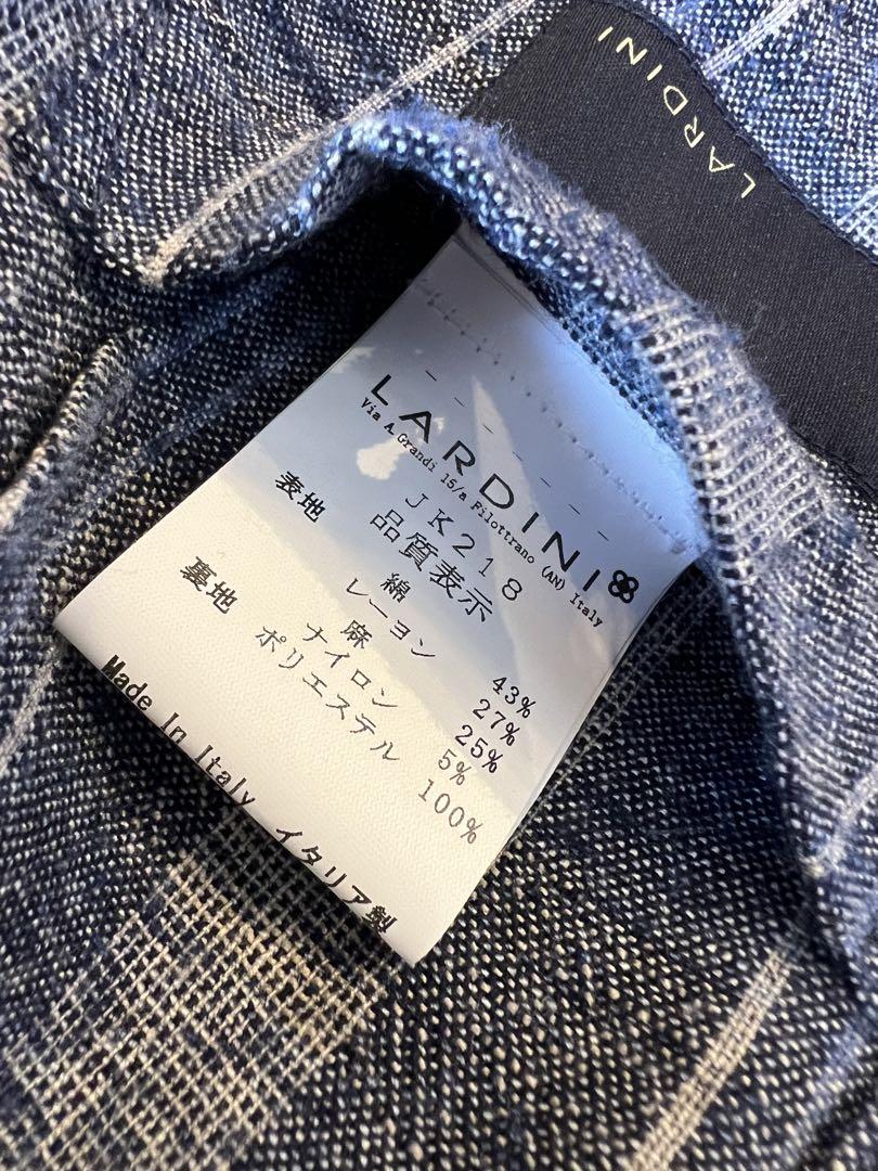 LARDINI チェック　ジャケット 46 ラルディーニ　beams f