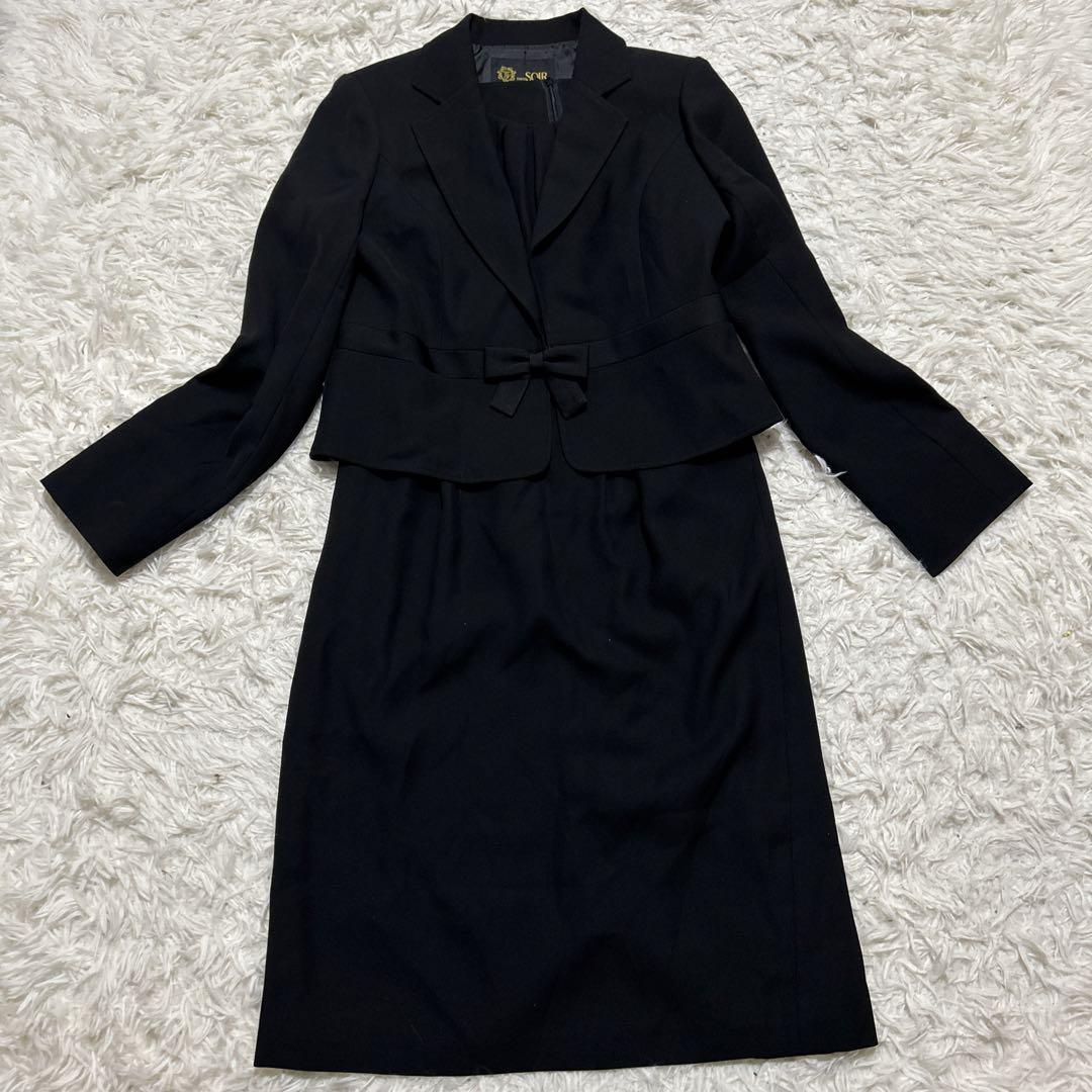 東京ソワール　ブラックフォーマル　喪服　 ワンピース　ジャケット　セットアップ