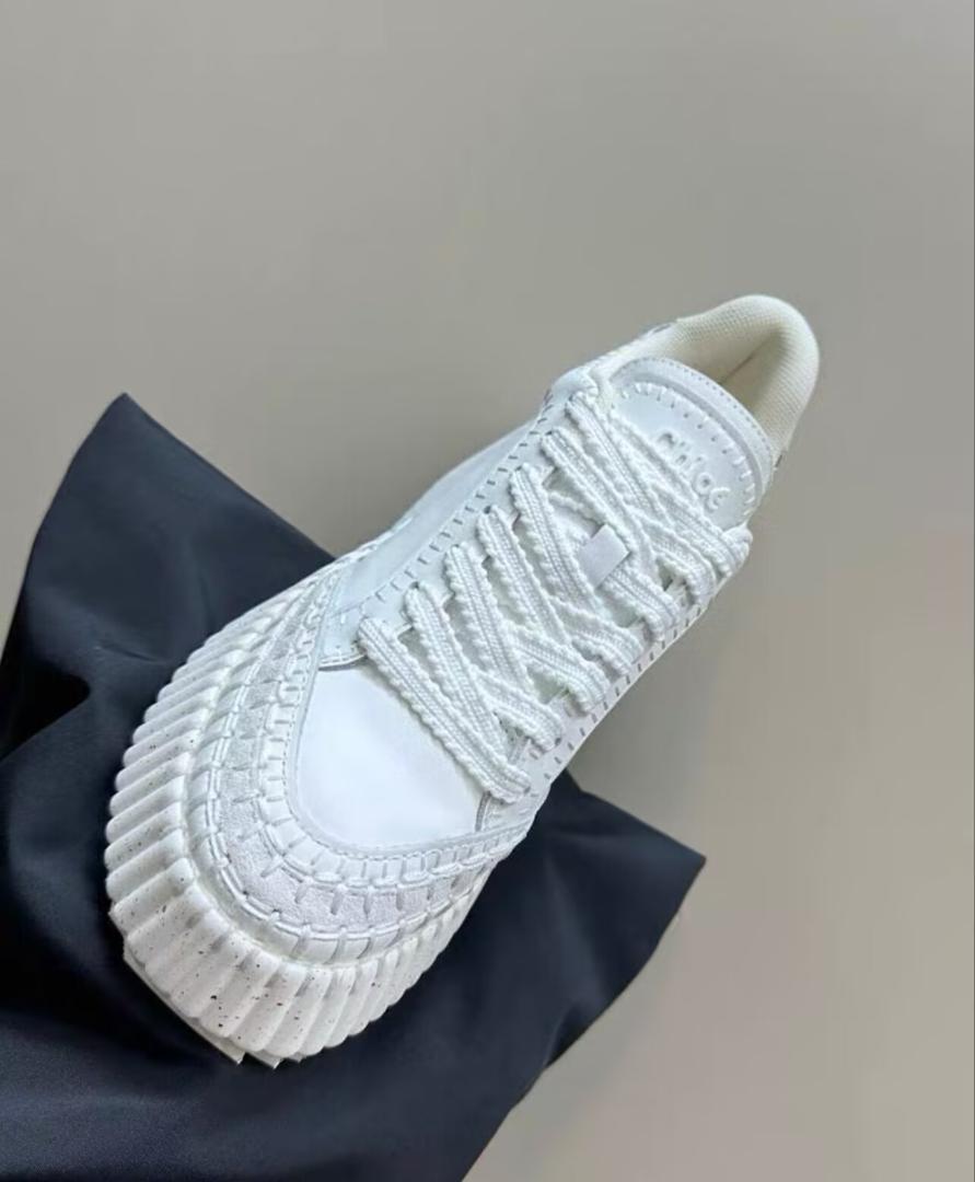 【Chloe】Nama レザープラットフォームスニーカー Chloe】Nama レザープラットフォームスニーカー