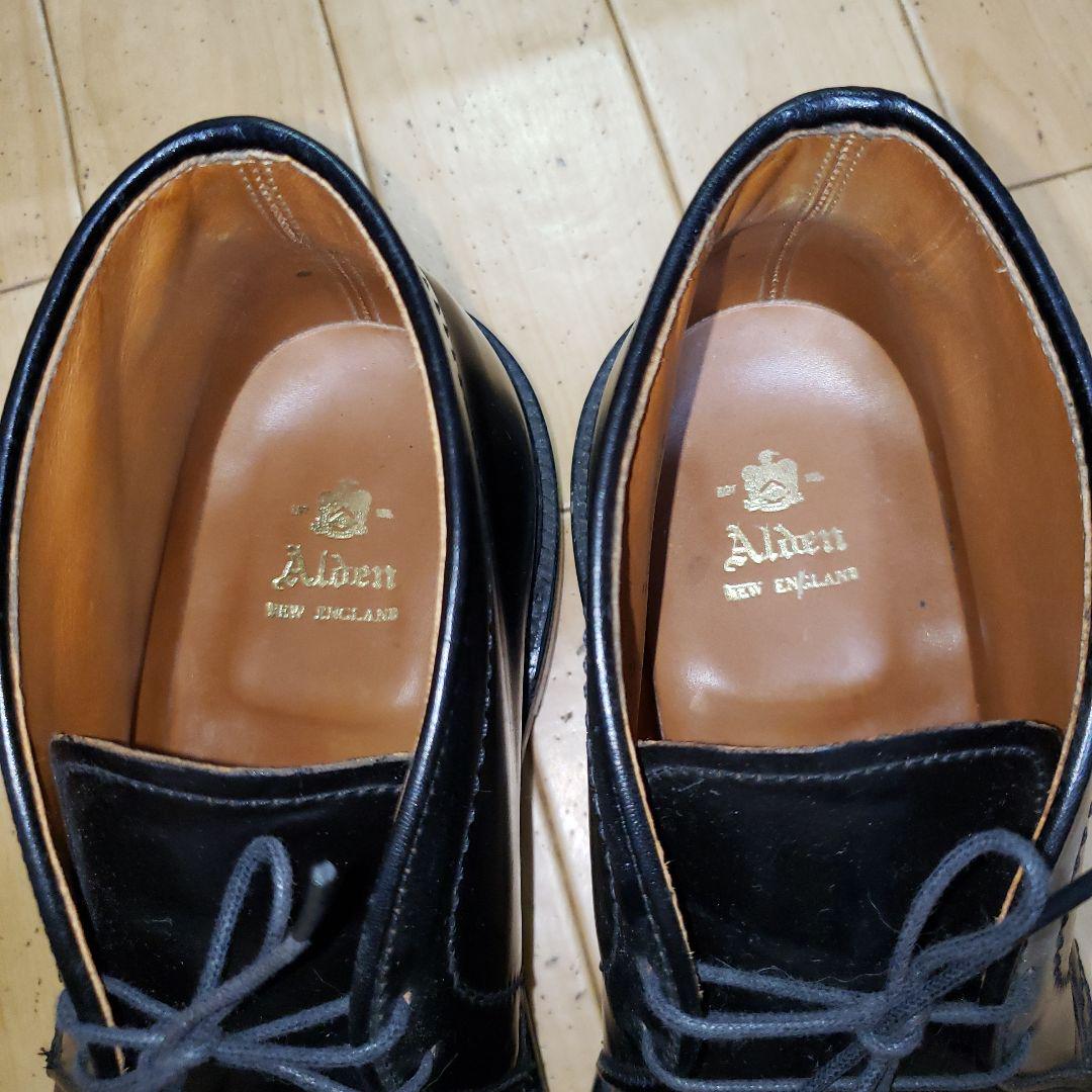 Alden 1340Y コードバン チャッカブーツ ブラック レザー