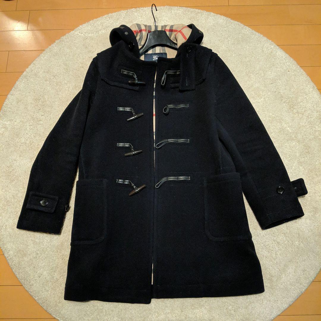 BURBERRY　バーバリー　ダッフルコート ウールブレンド ダッフルコート (ブラック Black) - メンズ
