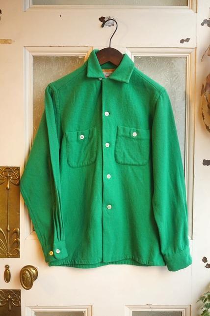 50s 50年代 TOWN CRAFT ヴィンテージ ループカラー シャツ ...