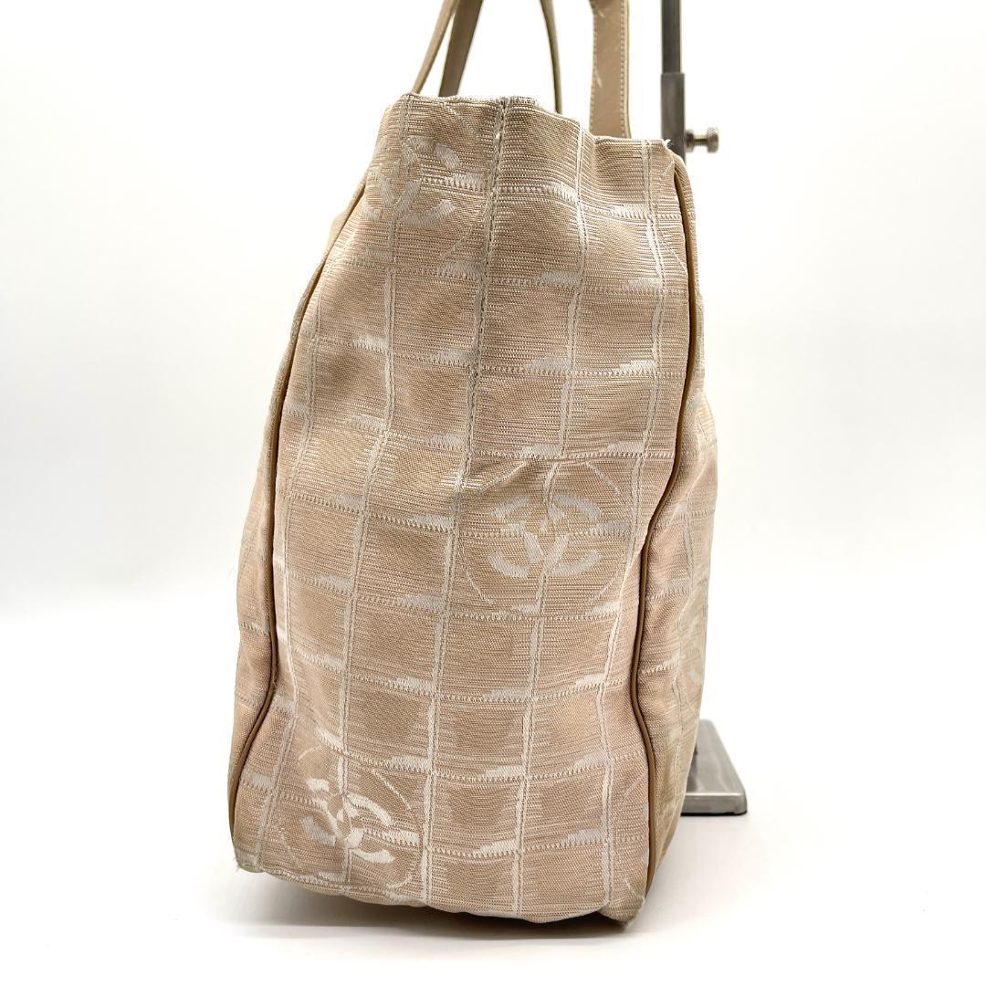 シール付 CHANEL 1050 ニュートラベルライン トートバッグ A4可
