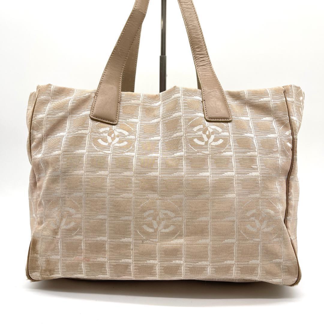 シール付 CHANEL 1050 ニュートラベルライン トートバッグ A4可