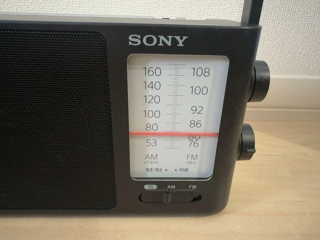 美品★ソニーsonyポータブルラジオ ICF-506 : FM/AM/ワイドFM