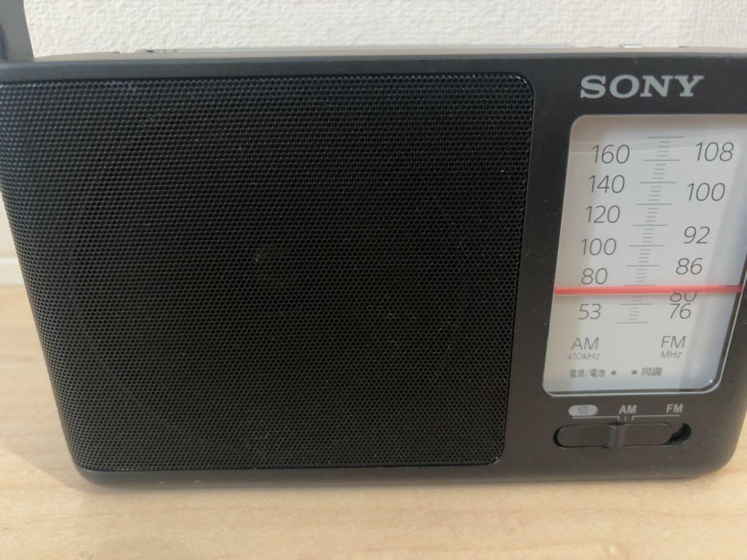 美品★ソニーsonyポータブルラジオ ICF-506 : FM/AM/ワイドFM
