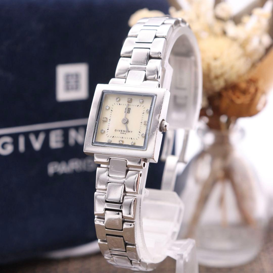 電池 GIVENCHY ダイヤ12P REG95592424 動作品Givenchy