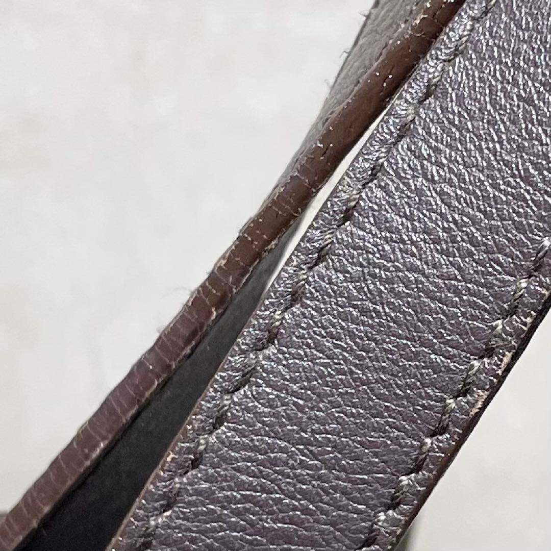 ハンティングワールド ツイード レザー トートバッグ A4収納可能 黒